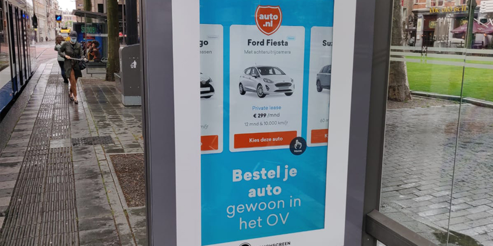 Auto.nl DOOH bushokjes campagne